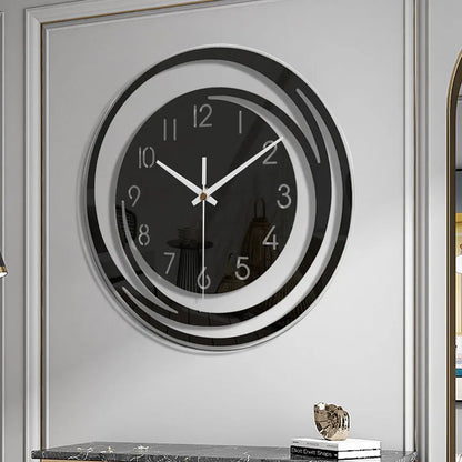 Skanto | Modern Black Acrylic Wall Clock - ScandiTime