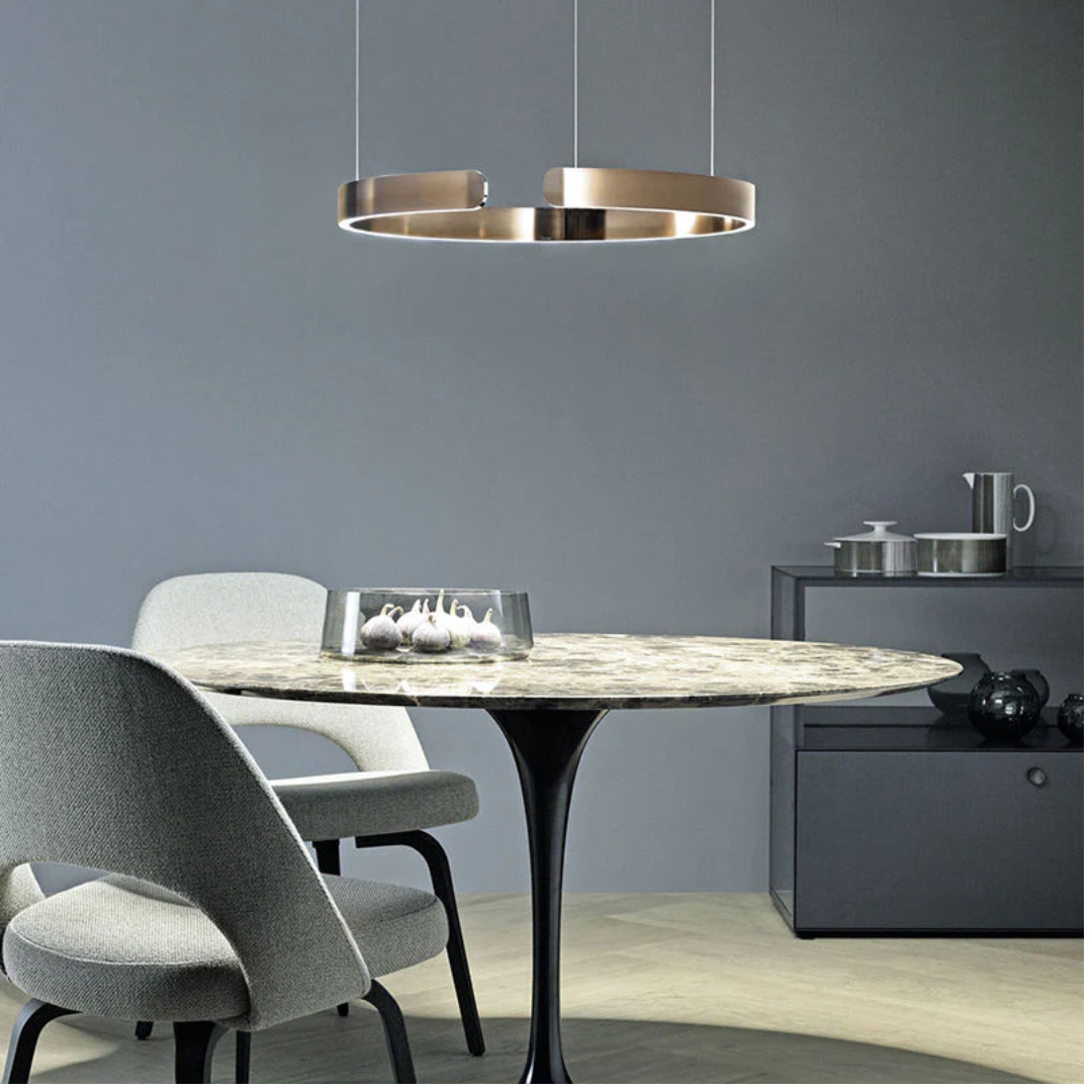 Skanto | Modern Circle LED Pendant Lamp - HaloRing