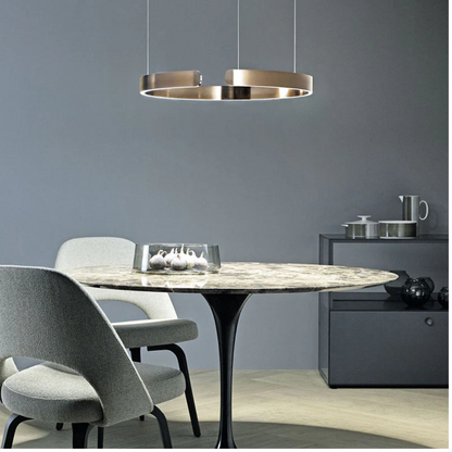 Skanto | Modern Circle LED Pendant Lamp - HaloRing