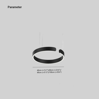 Skanto | Modern Circle LED Pendant Lamp - HaloRing