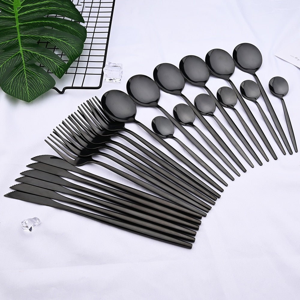 Modern Dinnerware 24-Piece Set Bowlift