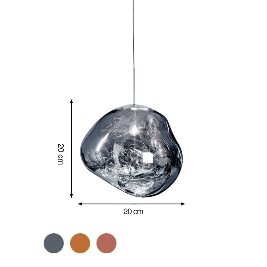 BowLift | Modern Glass Ceiling Light - LunaLux