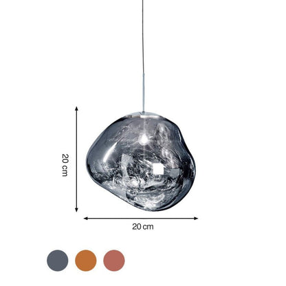 BowLift | Modern Glass Ceiling Light - LunaLux