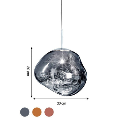 BowLift | Modern Glass Ceiling Light - LunaLux