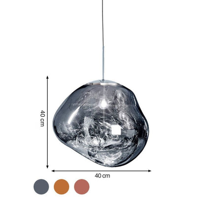 BowLift | Modern Glass Ceiling Light - LunaLux