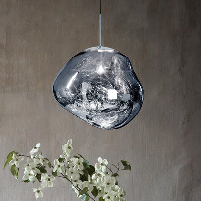 BowLift | Modern Glass Ceiling Light - LunaLux