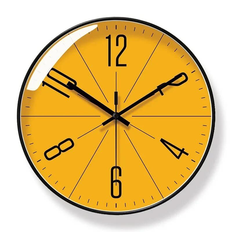 MINUTUM – Minimalist wall clock in Scandinavian style with silent quartz movement