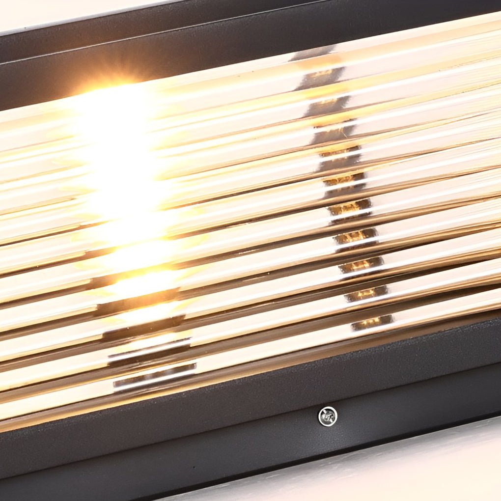 Skanto | Decorative Post Lamp with Square Glass Shade
