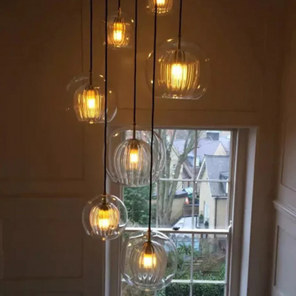 Skanto | Modern Spherical LED Pendant Lamp - Aurora Sphere