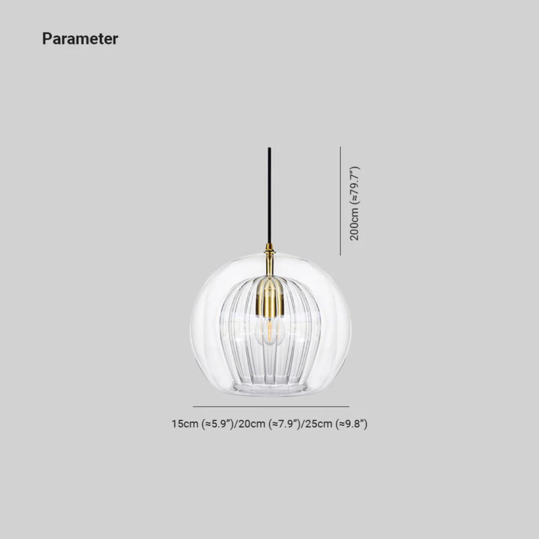 Skanto | Modern Spherical LED Pendant Lamp - Aurora Sphere