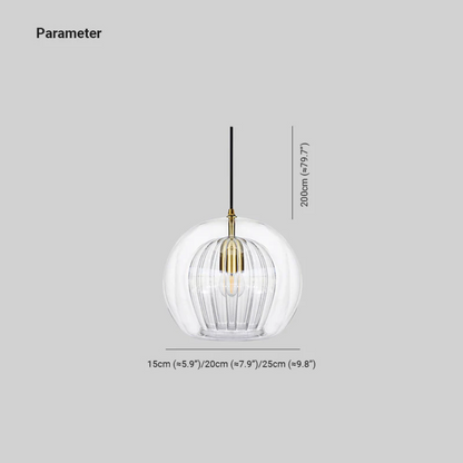 Skanto | Modern Spherical LED Pendant Lamp - Aurora Sphere