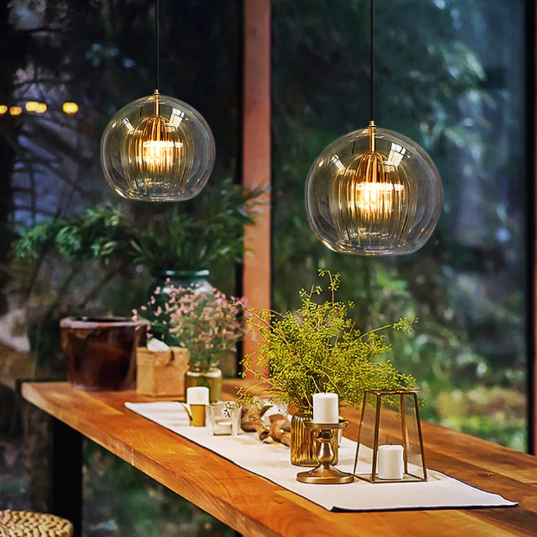 Skanto | Modern Spherical LED Pendant Lamp - Aurora Sphere