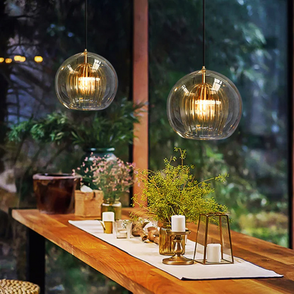 Skanto | Modern Spherical LED Pendant Lamp - Aurora Sphere
