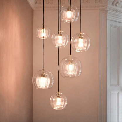 Skanto | Modern Spherical LED Pendant Lamp - Aurora Sphere