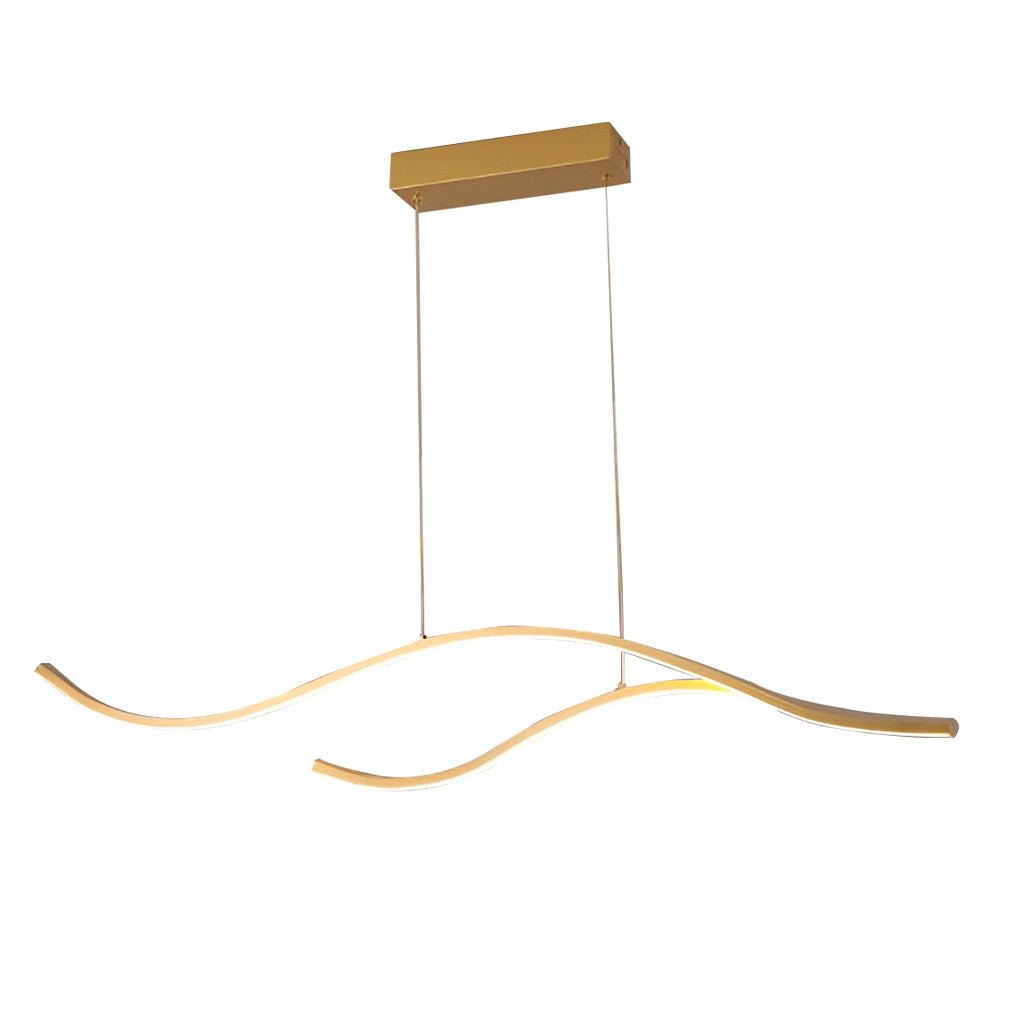 Skanto | Designer LED Ceiling Lamp with Wavy Curved Shape