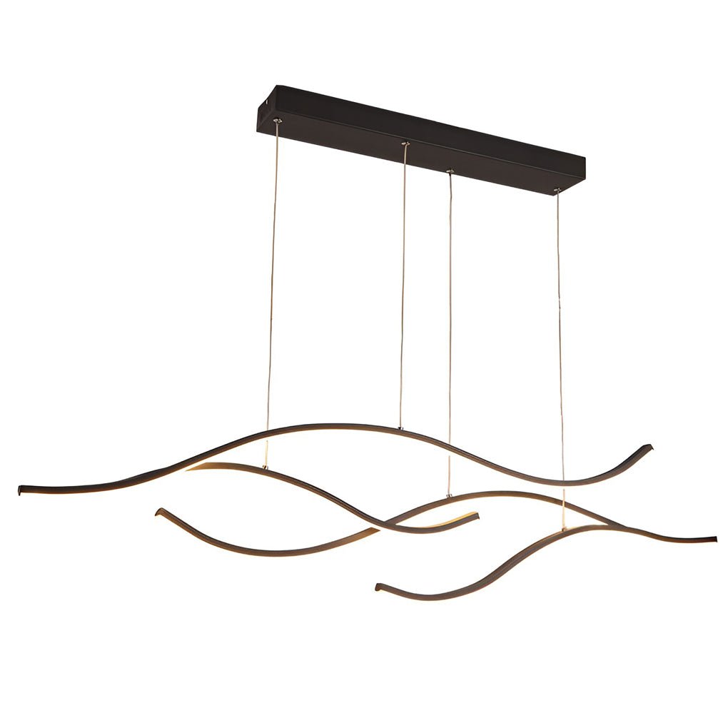Skanto | Designer LED Ceiling Lamp with Wavy Curved Shape