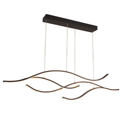 Skanto | Designer LED Ceiling Lamp with Wavy Curved Shape