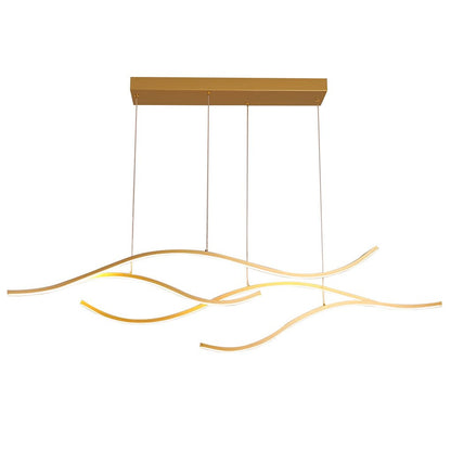 Skanto | Designer LED Ceiling Lamp with Wavy Curved Shape