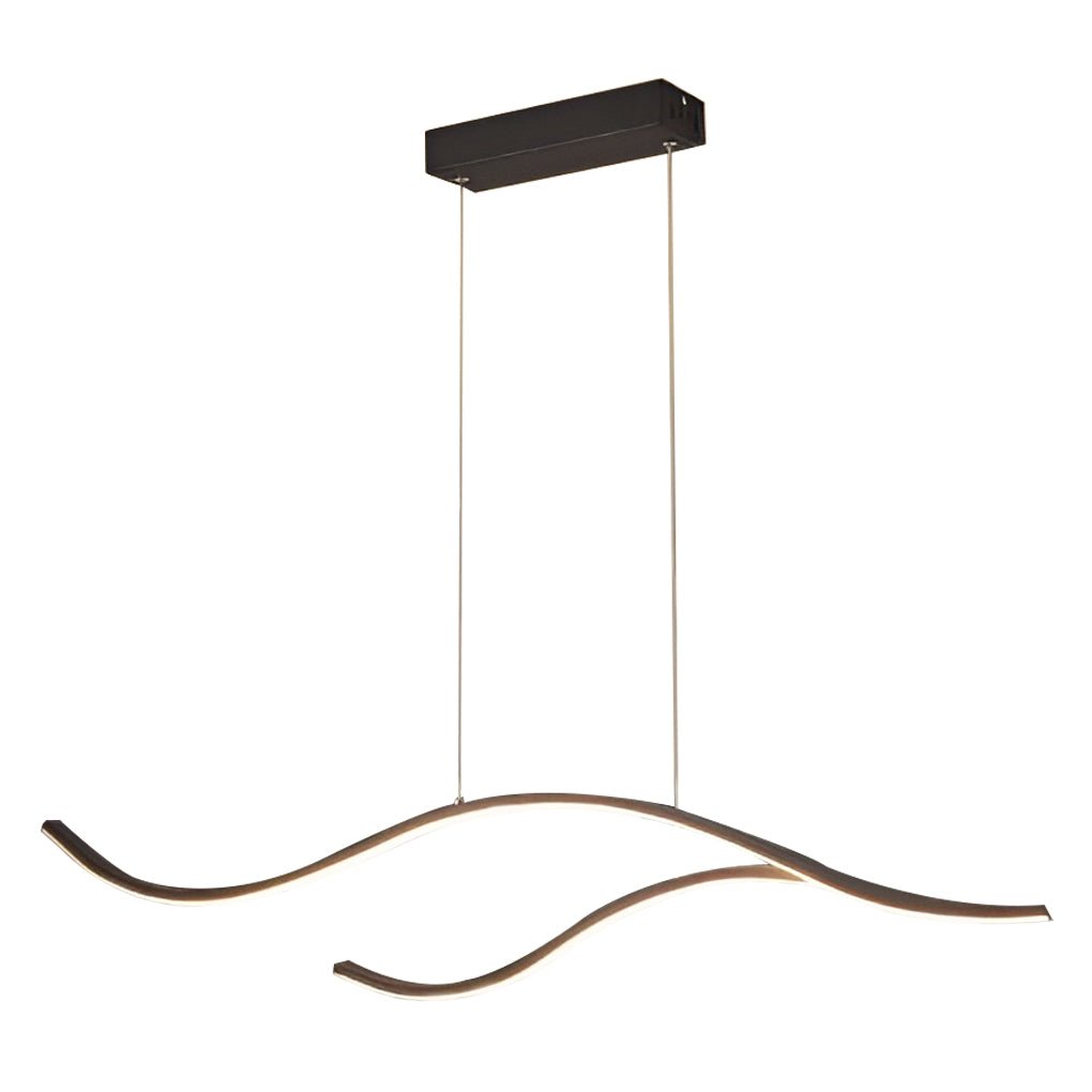 Skanto | Designer LED Ceiling Lamp with Wavy Curved Shape