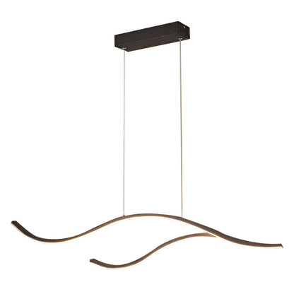Skanto | Designer LED Ceiling Lamp with Wavy Curved Shape