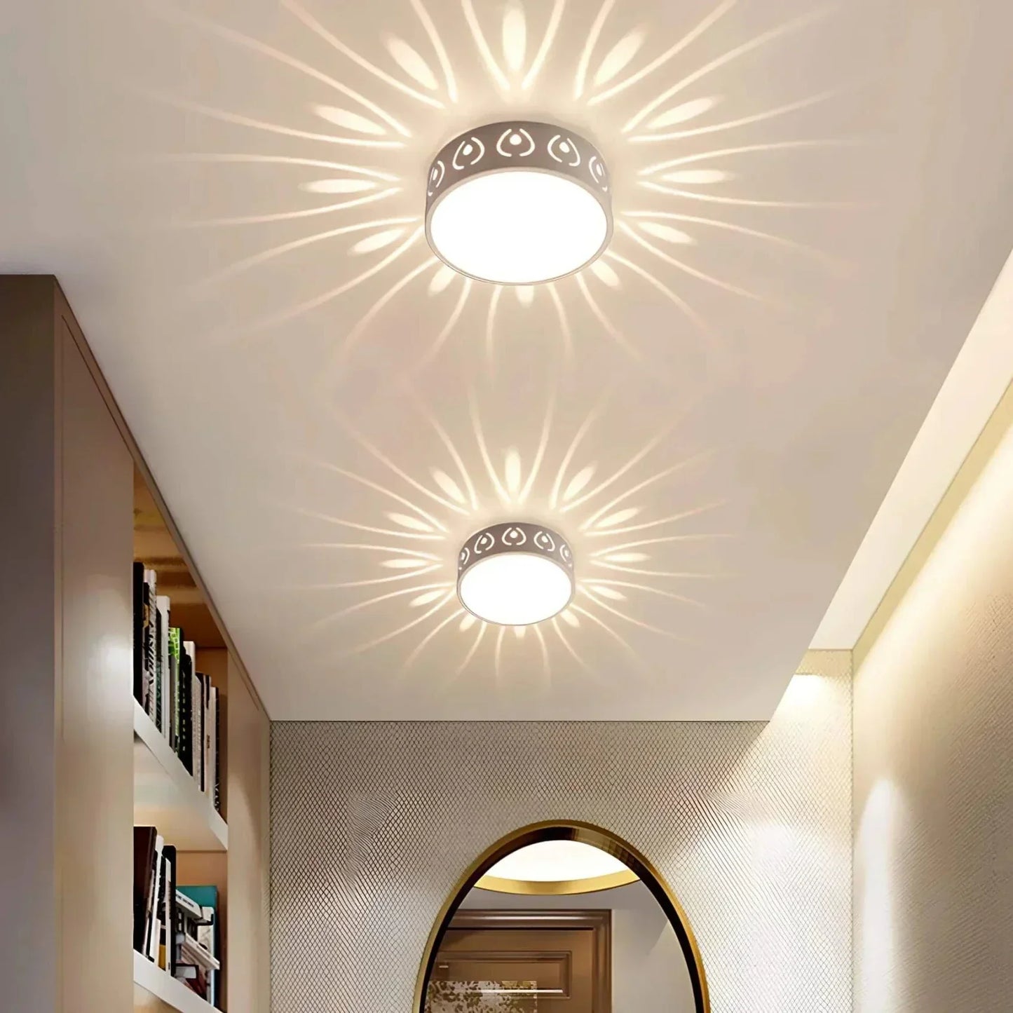 Elegant Hallway Ceiling Light – Warm or Cool White | Karnz