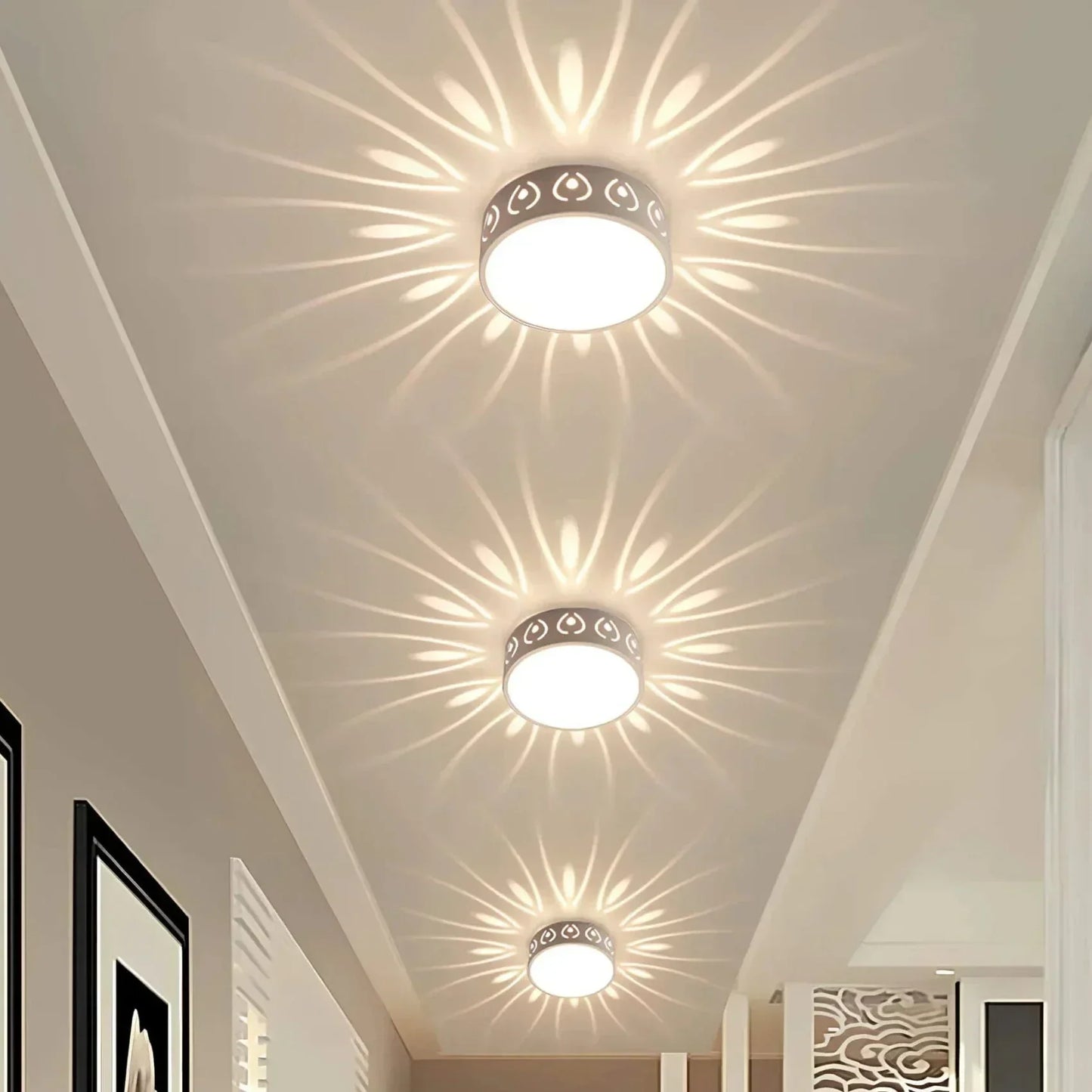 Elegant Hallway Ceiling Light – Warm or Cool White | Karnz