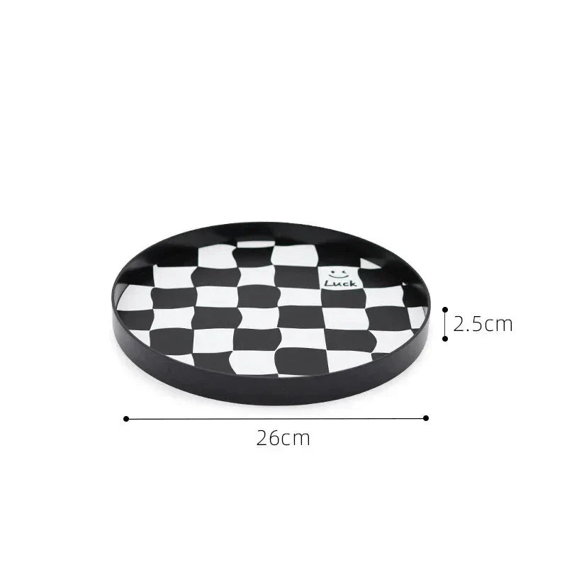 BowLift | Monochrome Chessboard Storage Tray