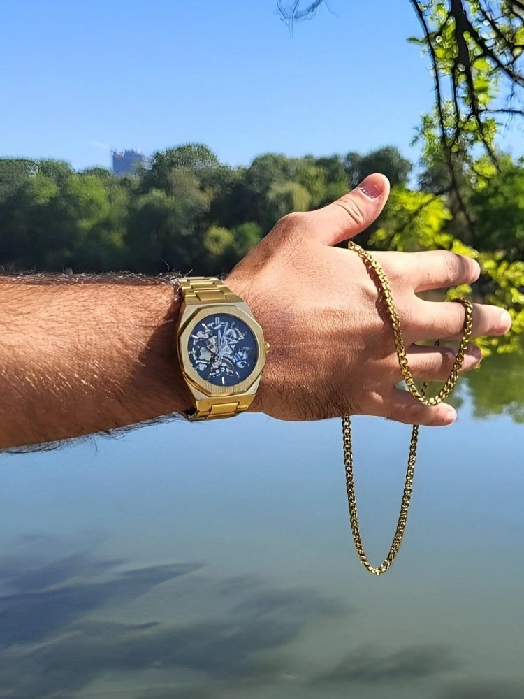 BowLift | Blaise - Chronograph Watch Leather - Timeless Elegant