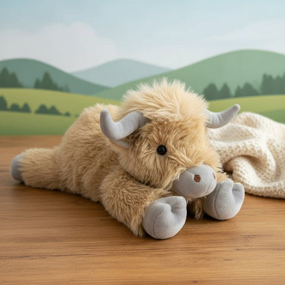 BowLift | MOOLETTE – Lovable Highland Cow Plush with Cozy, Huggable Design