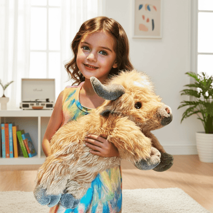 BowLift | MOOLETTE – Lovable Highland Cow Plush with Cozy, Huggable Design