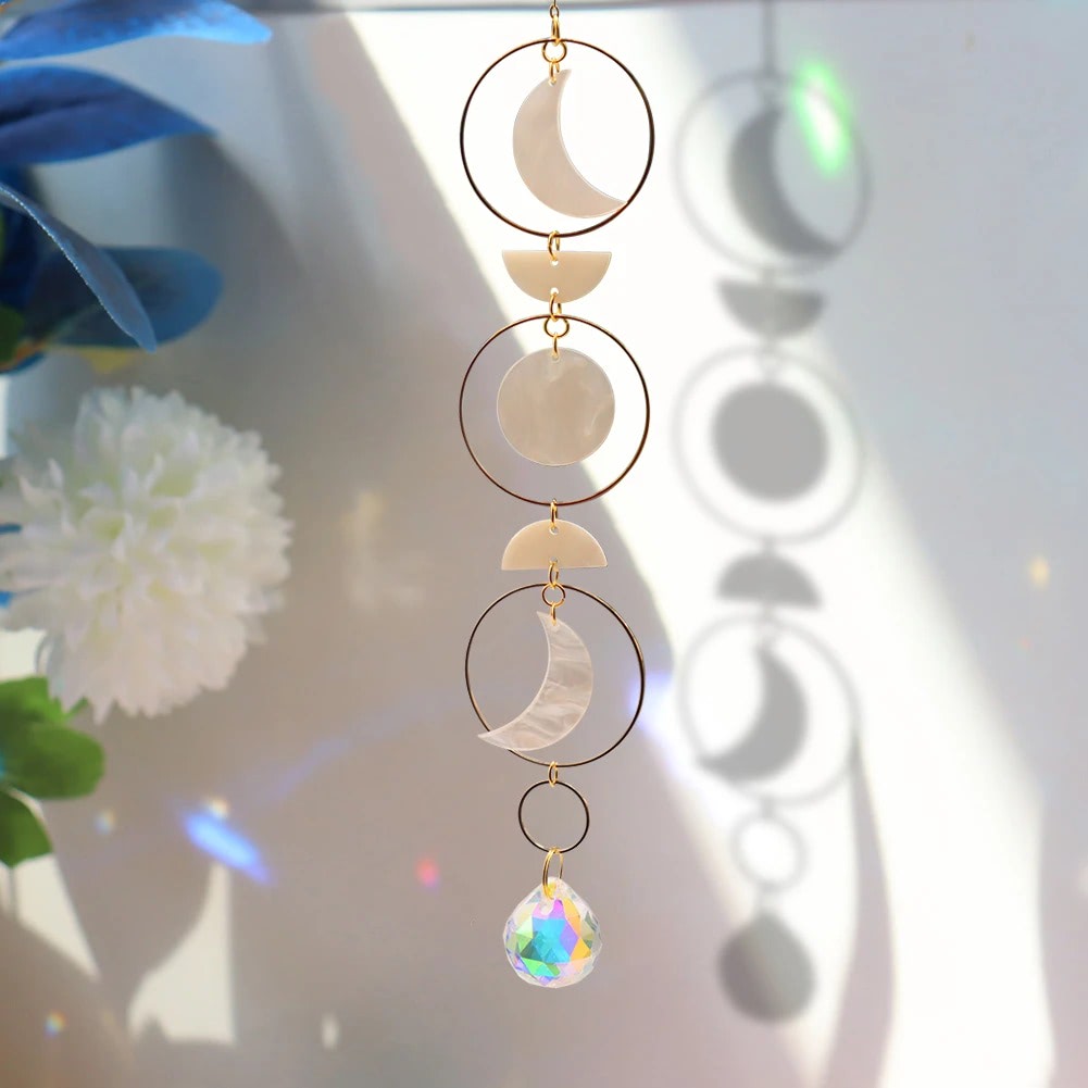 BowLift | Moon Phase Nacre Sun Catcher