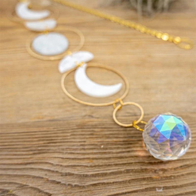 BowLift | Moon Phase Nacre Sun Catcher