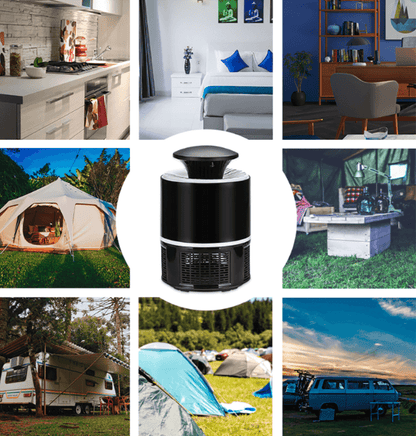 BowLift | Ultra LED Mosquito Killer Lamp – Silent Insect Trap with UV Light & USB Charging for Indoor Use