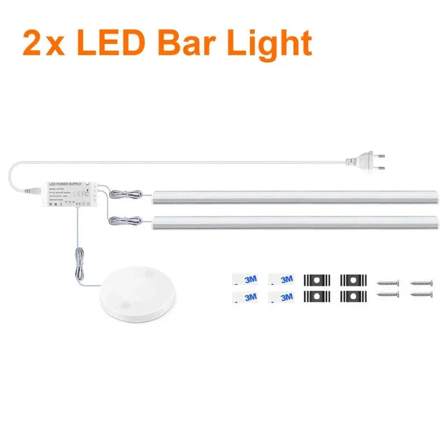 Motion Sensor LED Light Wireless Light Penetrating Wood Aluminum Bar | Skanto