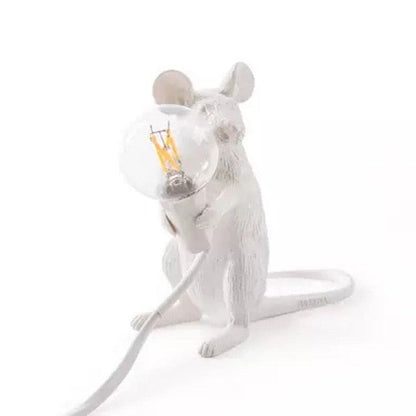 Table lamp with mouse motif