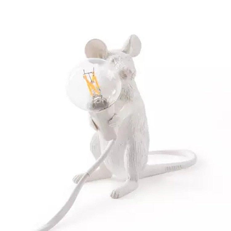 Table lamp with mouse motif
