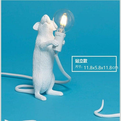 Table lamp with mouse motif
