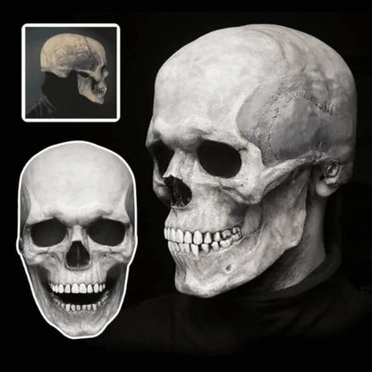 BowLift | Skull Mask Movable Jaw Realistic Latex Full Head Costume