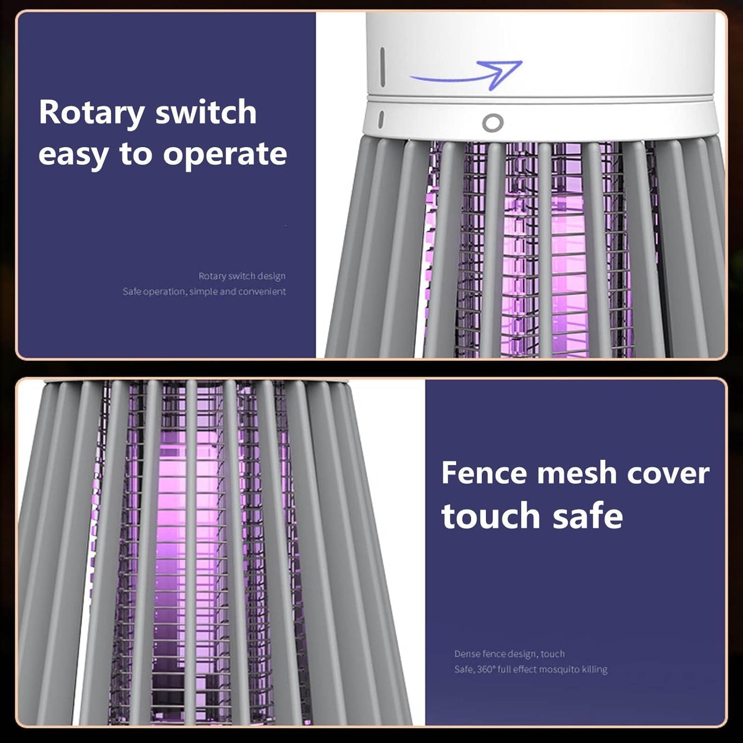 Skanto | Mosquito and Pest Killer Lamp - 2-Pack, UV Light Insect Trap for Indoor and Outdoor Use, Effective Pest Control Solution