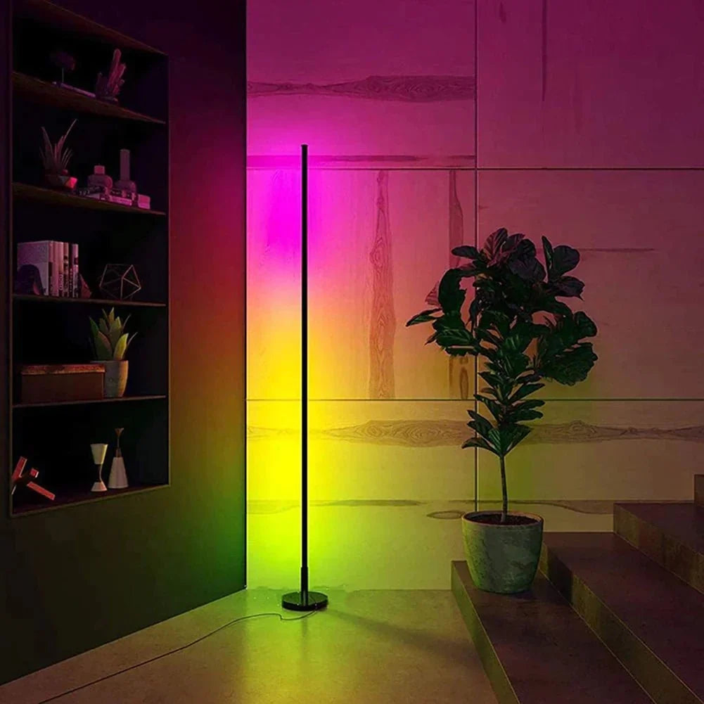 Multicolor LED floor lamp Brehn