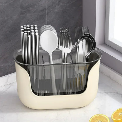 Multifunctional Cutlery Holder and Drain Storage Basket Utensils Rack | Bowlift