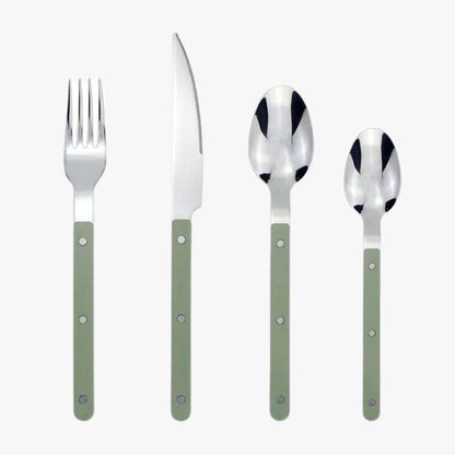 BowLift | 24-Piece Cutlery Set – Engraved Stainless Steel Flatware for 6 People