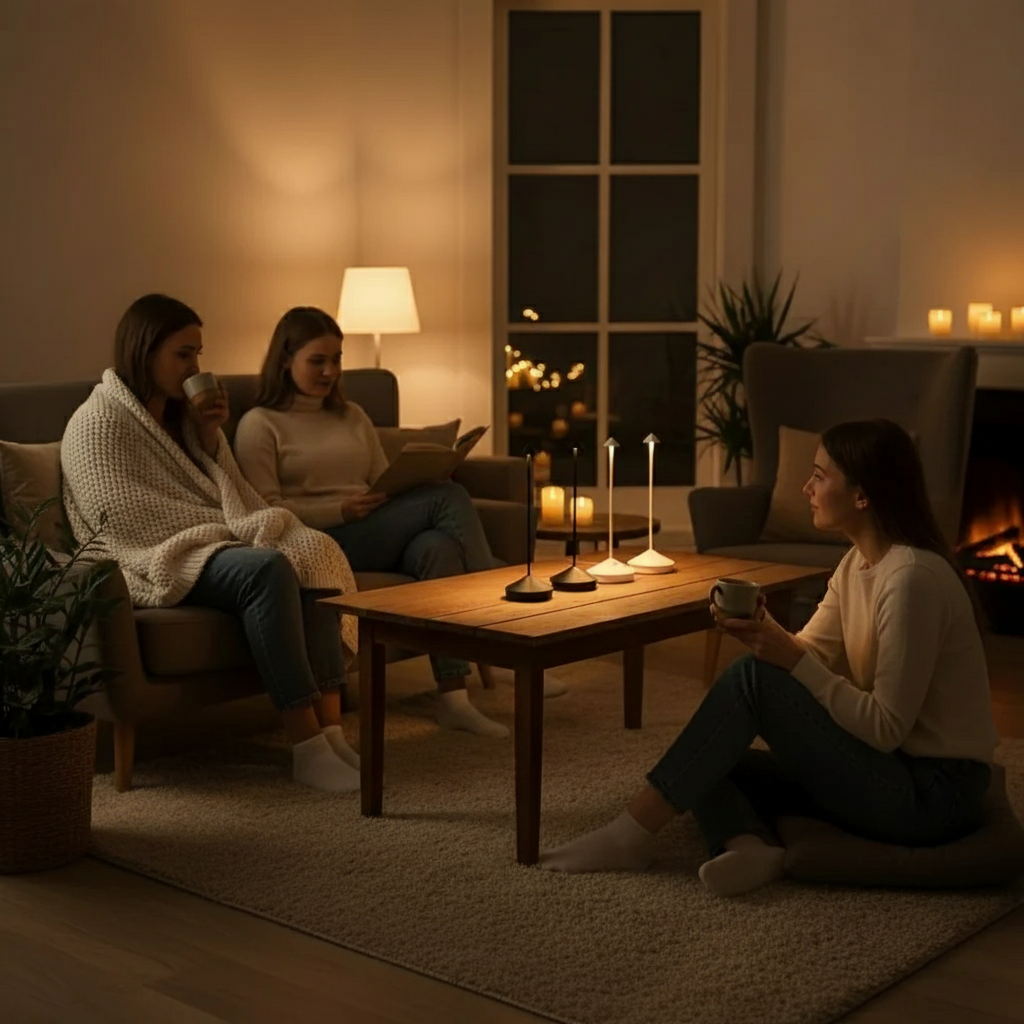 ClarityGlow – Wireless LED Table Lamp | Karnz