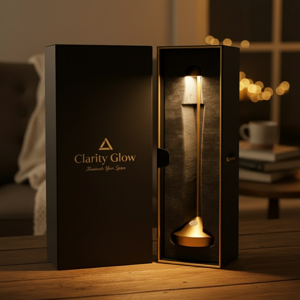 ClarityGlow – Wireless LED Table Lamp | Karnz