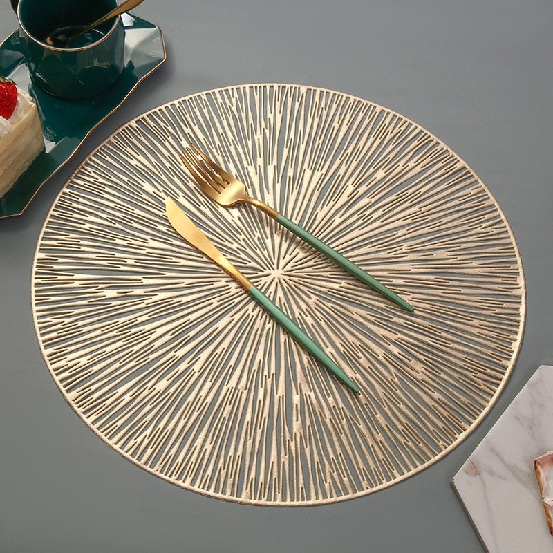 Brehn | NebulaGlow™ Placemats for Dinner | Elegant Table Mats in Galaxy Design | Heat-Resistant & Non-Slip Table Decoration