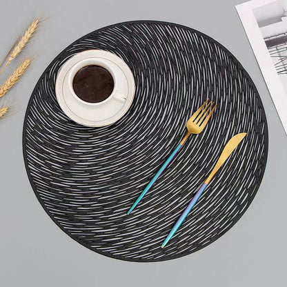Brehn | NebulaGlow™ Placemats for Dinner | Elegant Table Mats in Galaxy Design | Heat-Resistant & Non-Slip Table Decoration