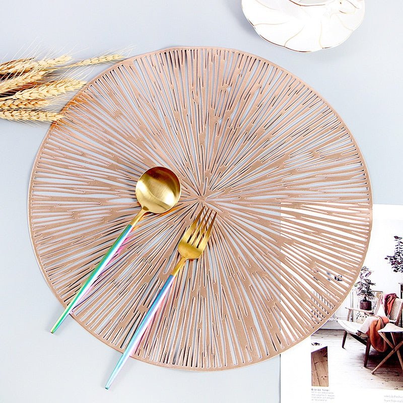Brehn | NebulaGlow™ Placemats for Dinner | Elegant Table Mats in Galaxy Design | Heat-Resistant & Non-Slip Table Decoration