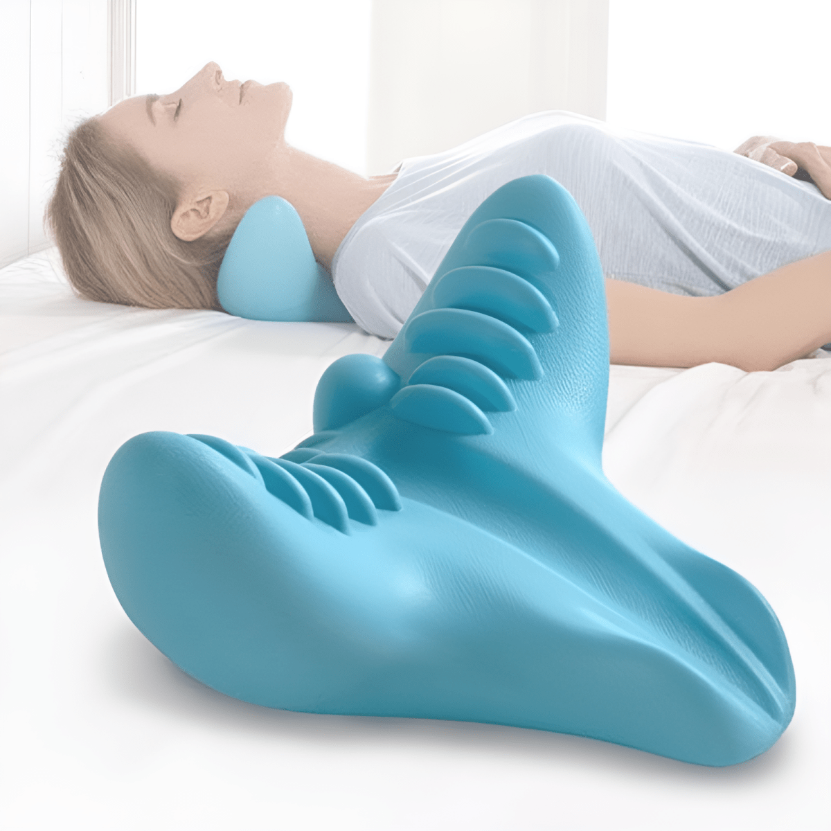 Skanto | Nekra – Ergonomic Neck Massage Pillow for Comfort and Relaxation
