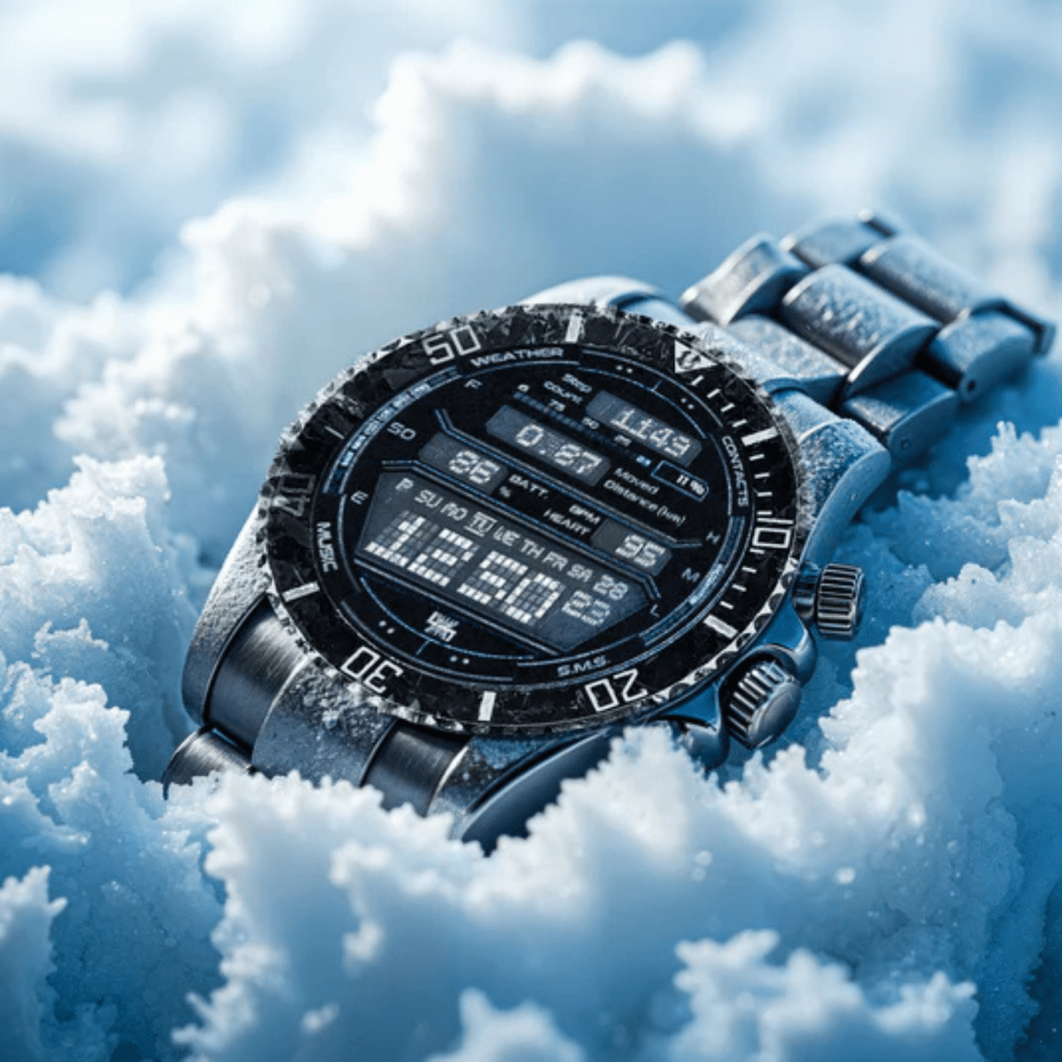 BowLift | Nexos Pro – Tactical Smartwatch with GPS & 21-Day Battery