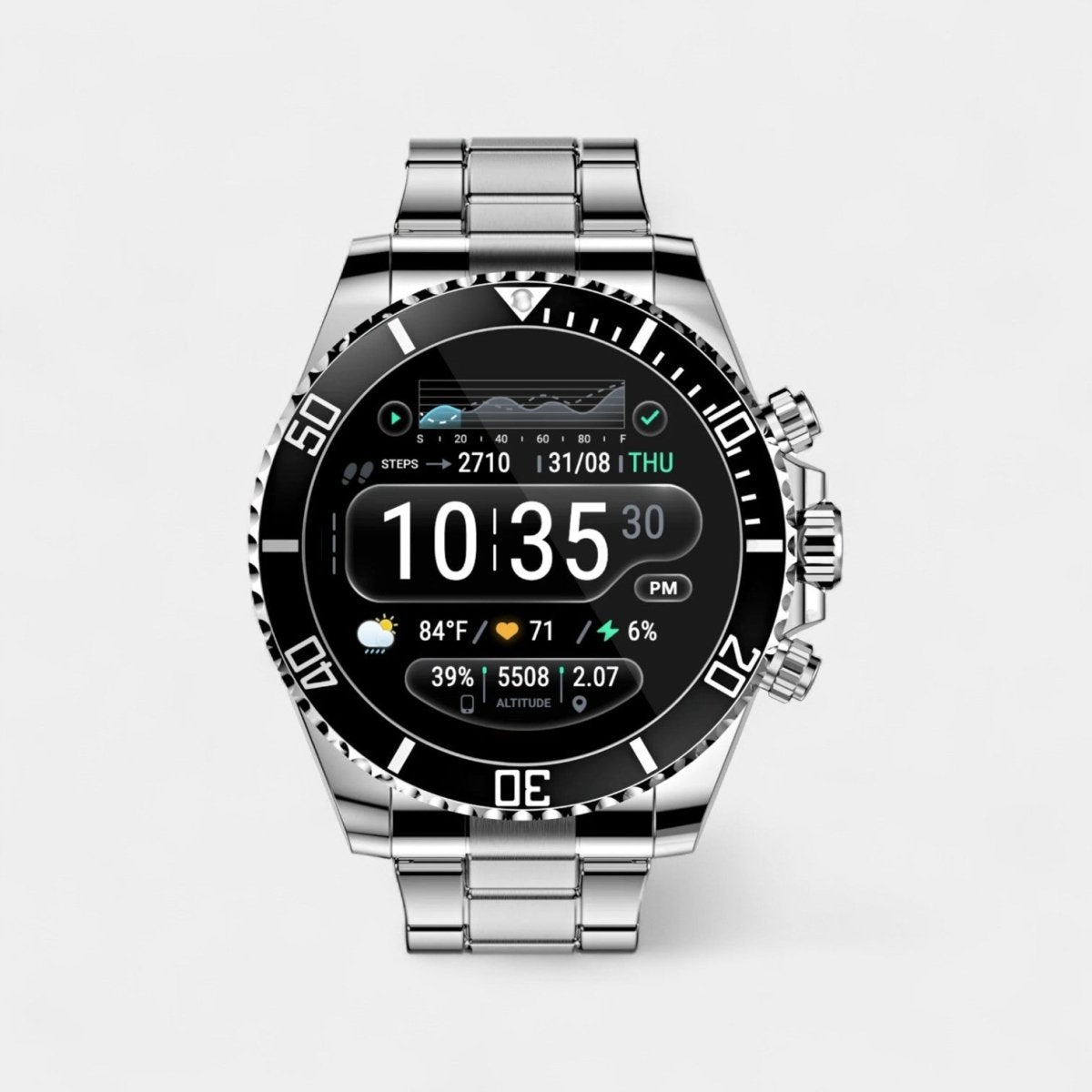 BowLift | Nexos Pro – Tactical Smartwatch with GPS & 21-Day Battery